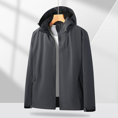 Custom LOGO/Pattern 100% Polyester Plus Size Antistatic Windproof and Waterproof and Keep Warm Plus Size Windbreaker Jacket For Men and Women (Instock) CSWK-004 FMC6366