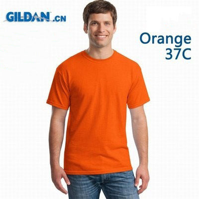 Customized  LOGO/Pattern Adult 180g 100% Cotton Round Neck GILDAN T-shirt For Men and Women (Instock) CST-037 76000