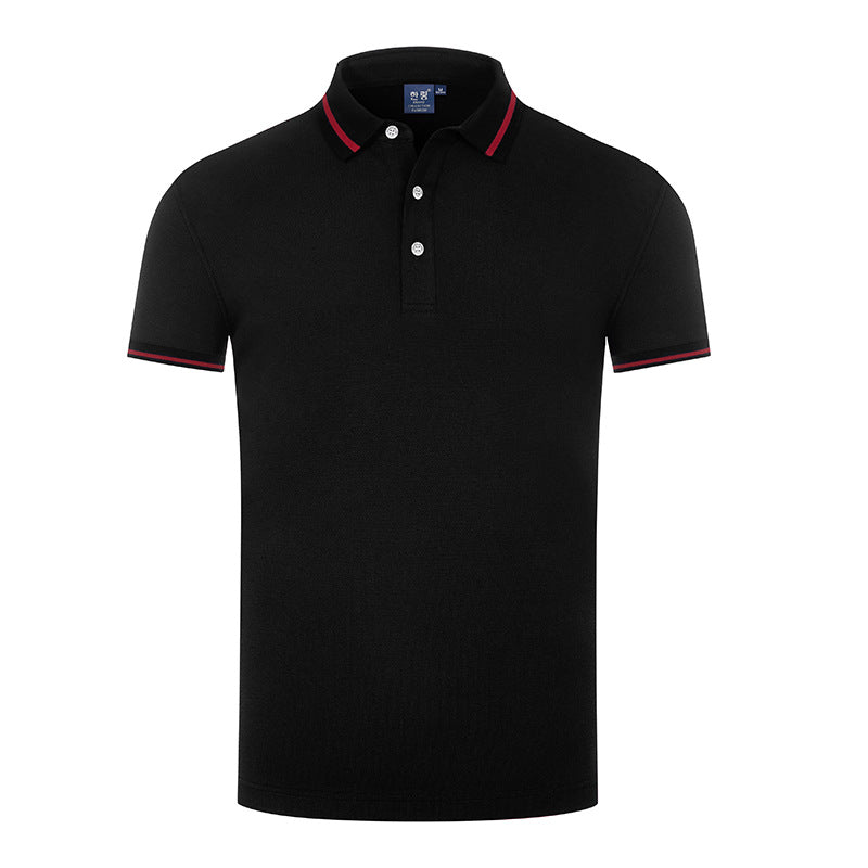 Custom LOGO/Pattern 200G 40 Counts 100% Ice Oxygen Cotton Two Buttons Soft and Breathable Can't afford the ball Business Polo-shirts For Men and Women (Instock) CST-058 HL99688