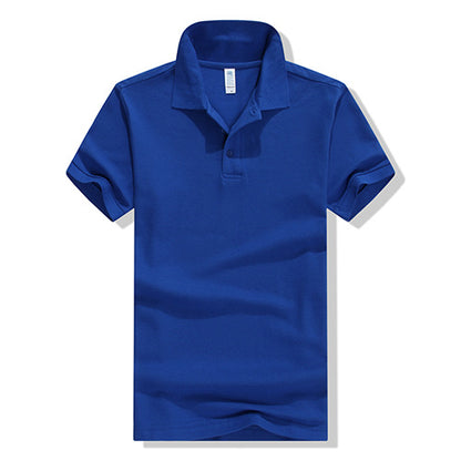 Custom LOGO/Pattern 230g 100% Cotton US Size Polo-shirts For Men and Women  (Instock) CST-076 CBJ