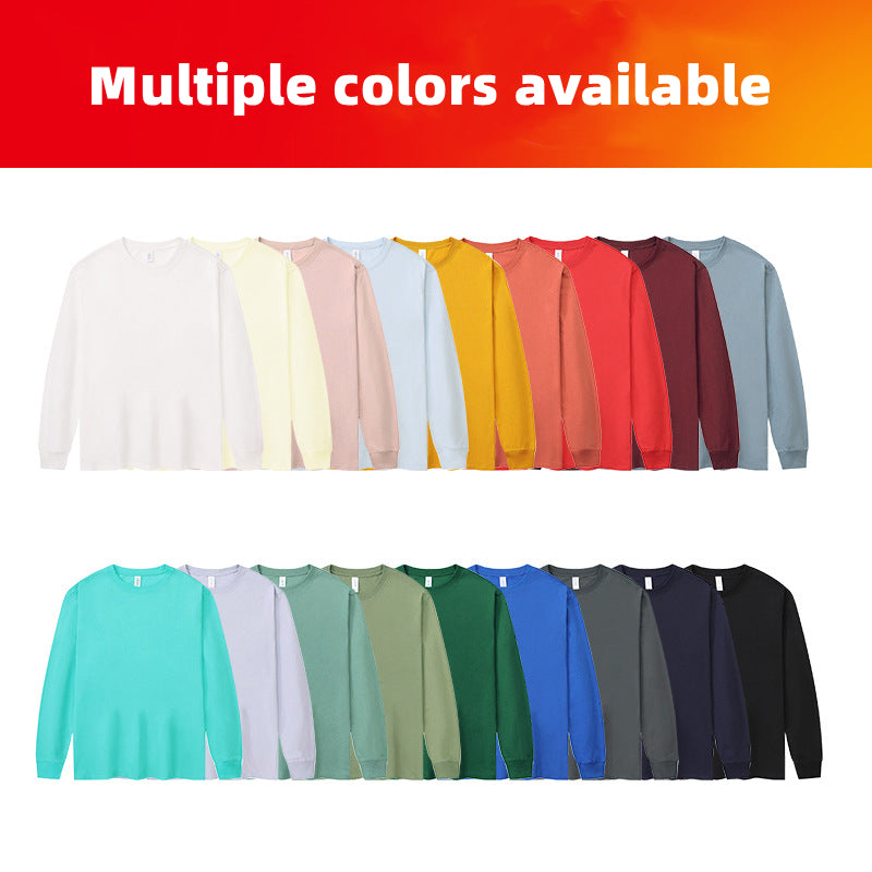 Custom LOGO/Pattern 230g 100% Cotton Loose Sweatshirt For Men and Women (Instock) CHD-010 T023