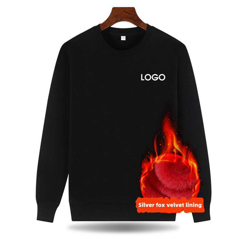 YB Custom LOGO/Pattern 420g 26 Counts 100% Cotton Super Soft Fleece Sweatshirt for Men and Women(Instock) CHD-019