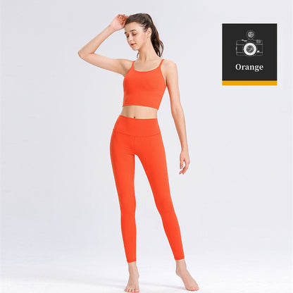 Custom LOGO/Pattern Solid Color  75% Nylon + 25% Spandex Training Fitness High Waist Yoga Long Pants For Women (Instock) YGP-004 K0019