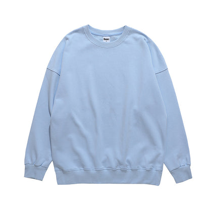 Custom LOGO/Pattern 350g 100% Cotton Loose Sweatshirt for Men and Women (Instock) CHD-005