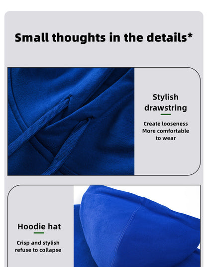 Custom LOGO/Pattern 360g 100% Cotton Plus Size Drop-shoulder Hoodie for Men and Women (Instock) CHD-038 BYB330