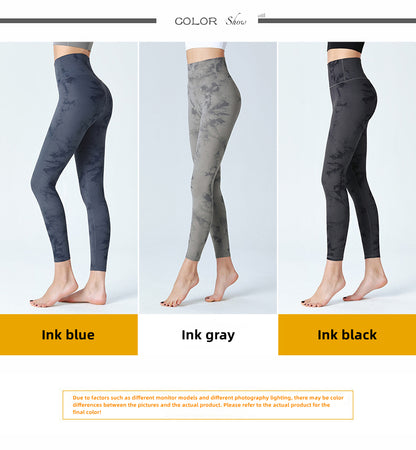 Custom LOGO/Pattern Printed Color 75% Nylon + 25% Spandex Training Fitness High Waist Yoga Long Pants For Women (Instock) YGP-001 K0103