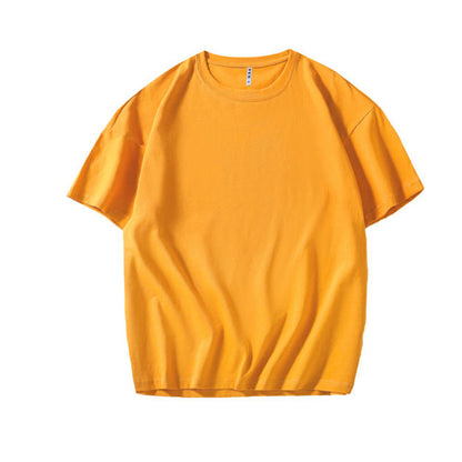 Custom LOGO/Pattern 200g 26 Counts 100% Cotton Soft and Breathable and Quick-drying Drop-shoulder Sport T-shirt For Kids and Children (Instock) CCT-007 M025