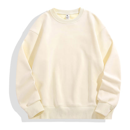 Custom LOGO/Pattern 500g 100% Cotton Add Fleece Plus Size Sweatshirt For Men and Women (Instock) CHD-053 M062