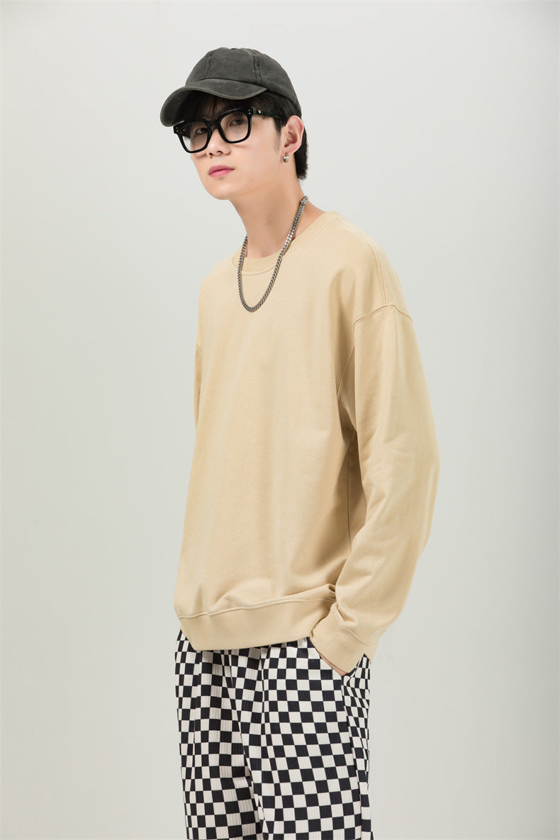 Custom LOGO/Pattern 330g 100% Cotton Plus size Drop-shoulder Sweatshirt for Men and Women (Instock) CHD-024 BYB330