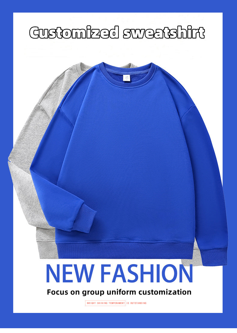 QX996 Custom LOGO/Pattern 310g 100% Cotton Sweatshirt for Men and Women(Instock) CHD-009