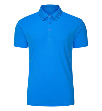 Custom LOGO/Pattern 165g 100% Ick Silk (Modal) Two Buttons Business Plus Size Quick Dry Polo-shirts For Men and Women and Children (Instock) CST-079 WD-S303