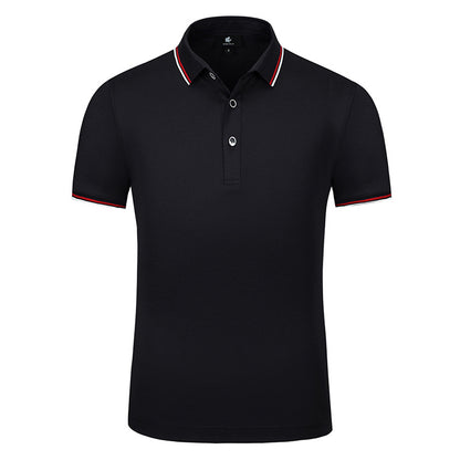 Custom LOGO/Pattern 22% Cotton + 29% Viscose + 49% Polyester Two Buttons Soft and Breathable Business Polo-shirt For Men and Women (Instock) CST-061 KF9902