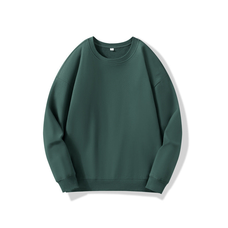 Custom LOGO/Pattern 330g 100% Cotton Plus size Drop-shoulder Sweatshirt for Men and Women (Instock) CHD-024 BYB330