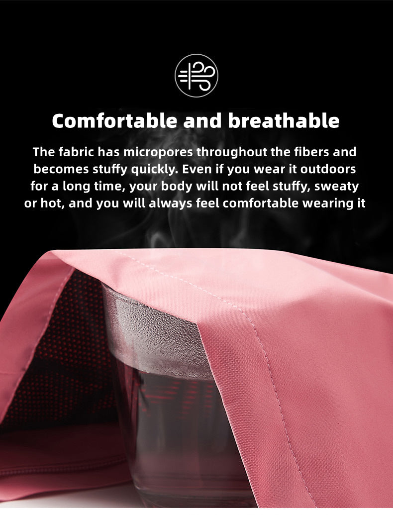 Custom LOGO/Pattern 100% Polyester Plus Size Antistatic Windproof and Waterproof and Keep Warm Plus Size Windbreaker Jacket For Men and Women (Instock) CSWK-004 FMC6366