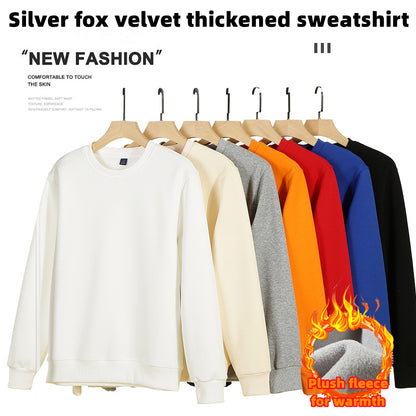 XE203 Custom LOGO/Pattern US Size 100% Polyester Add Fleece Sweatshirt for Men and Women(Instock) CHD-037