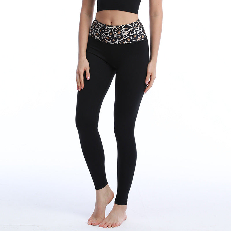 Custom LOGO/Pattern Printed 12% Spandex + 88% Polyester Training Fitness Quick Dry Yoga Pant For Women (Instock) YGPT-003 TH1052