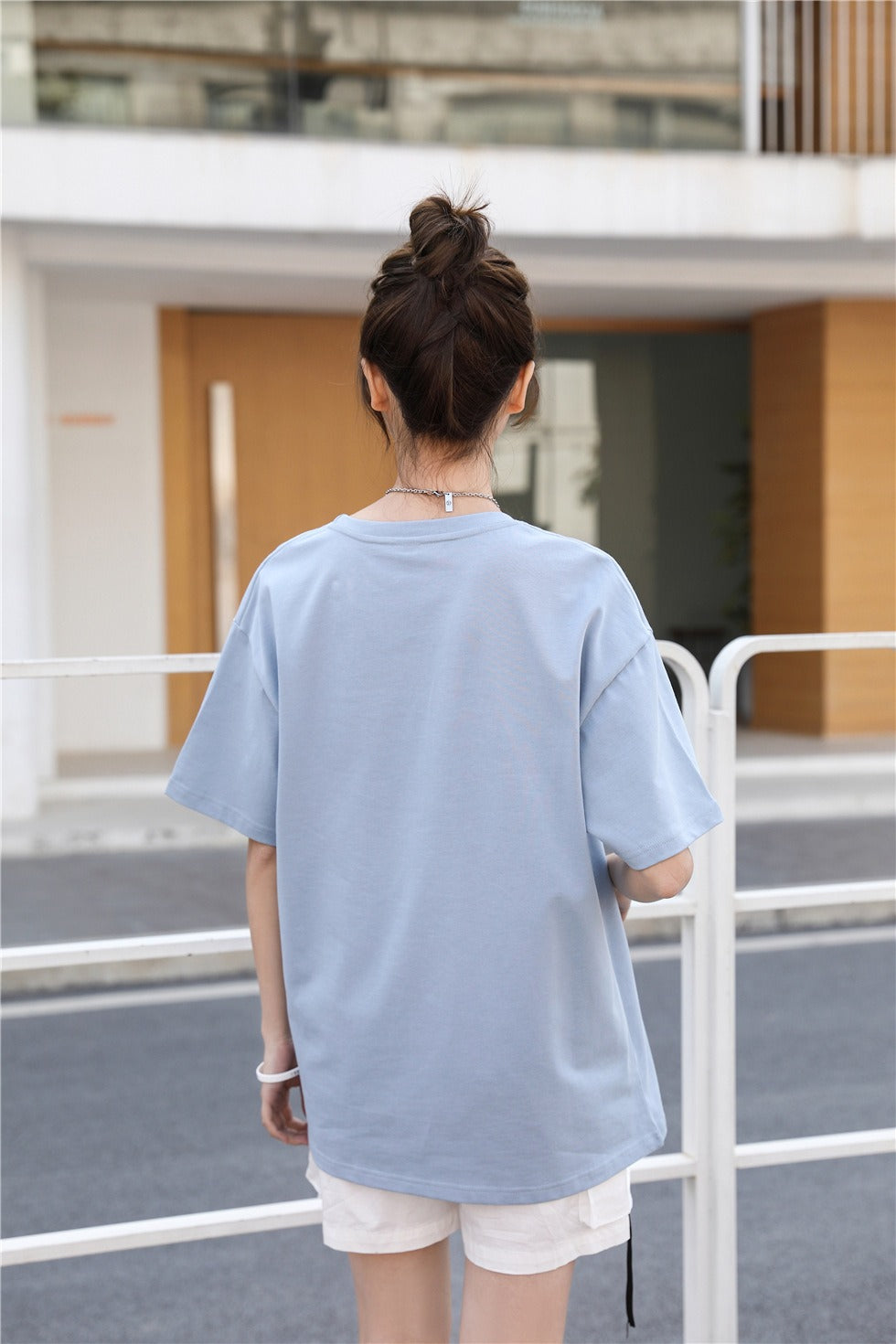 Customized LOGO/Pattern Adult 240g 100% Cotton Plus Size Round Neck T-shirt For Men and Women (Instock) CST-031 M029