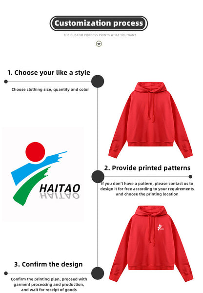 Custom LOGO/Pattern 420g 100% Cotton American Style Oversize Loose Thicked Hoodie For Men and Women (Instock) CHD-013 YC6695