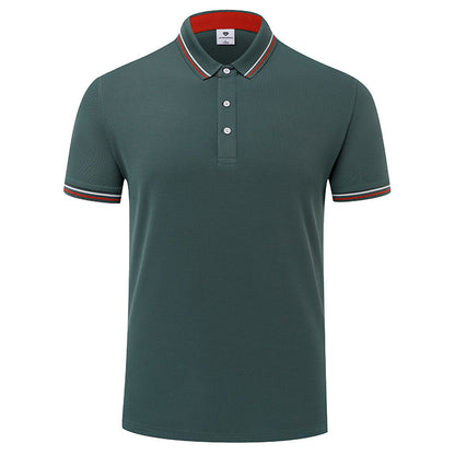 Custom LOGO/Pattern 65% Cotton Slimming Anti-wrinkle and Wear-resistant Two Buttons Business Polo-shirts For Men and Women (Instock) CST-048 CSJD-W01-8002